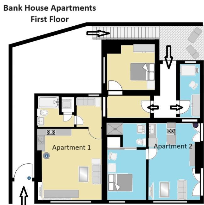 Bank House Apartments Stafford Town Centre Buitenkant foto